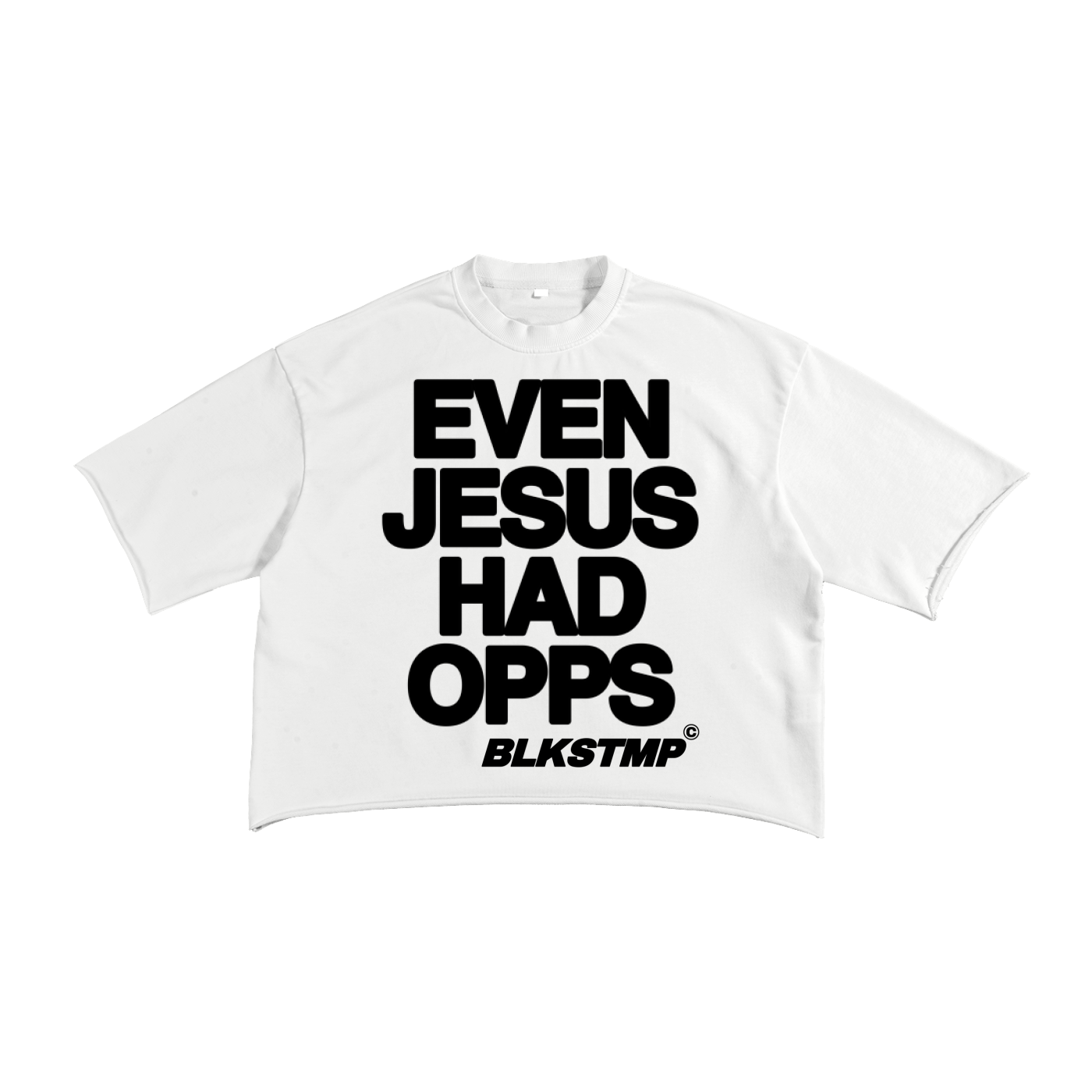 BLKSTMP “ EJHO “ Raw Edge T-shirt