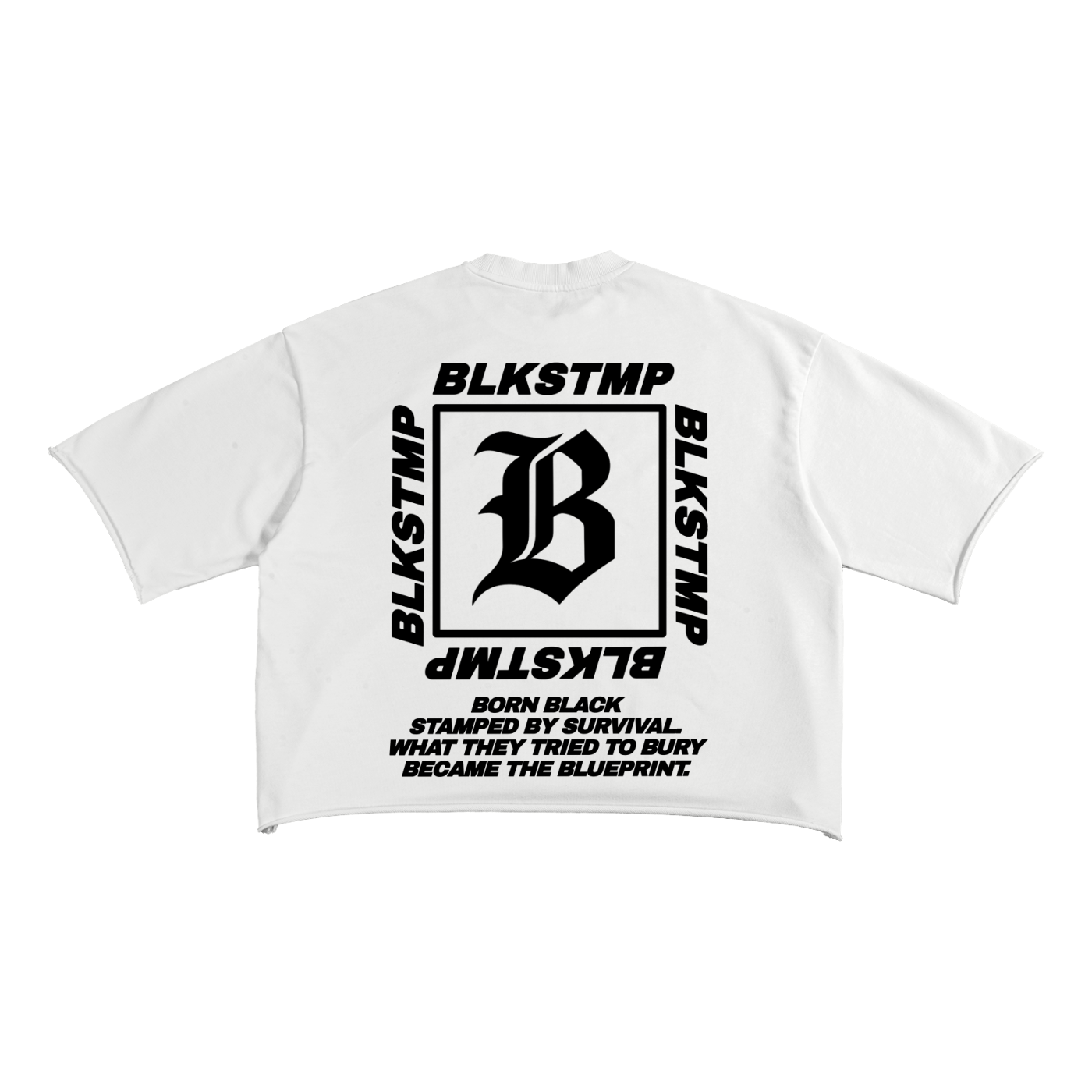 BLKSTMP “ Yoncé “ Raw Edge T-shirt