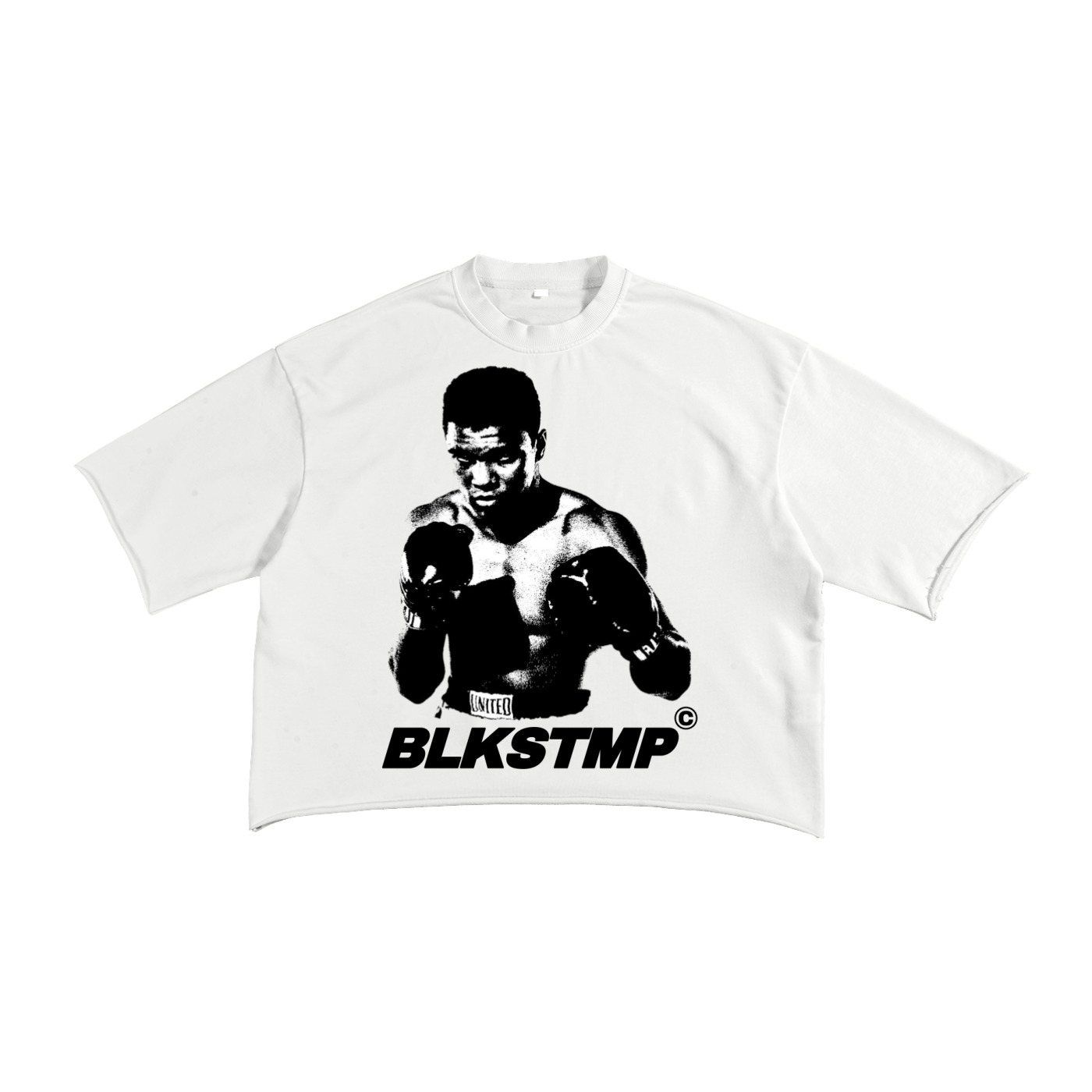 BLKSTMP “ ALI “ Raw Edge T-shirt