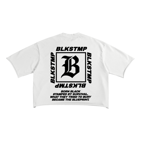 BLKSTMP “ Black History “ Raw Edge T-shirt