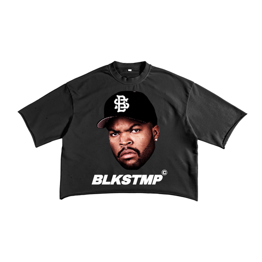 BLKSTMP “ Cubed” Raw Edge T-shirt
