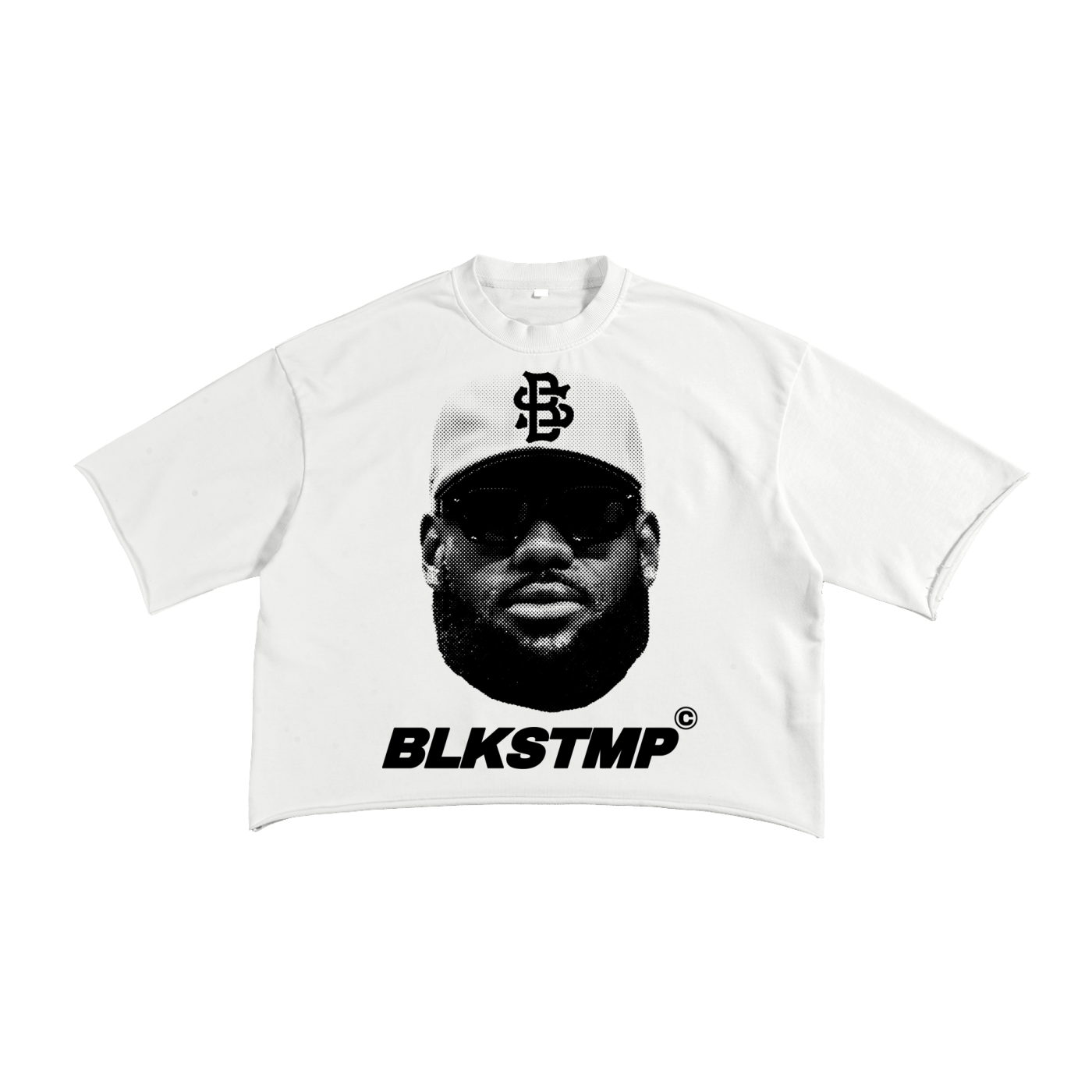 BLKSTMP “ Bron” Raw Edge T-shirt